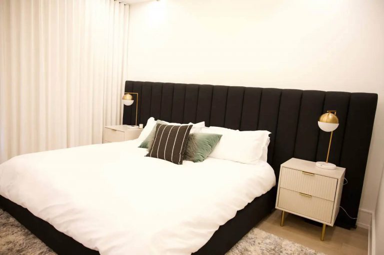 15. Custom home bedroom