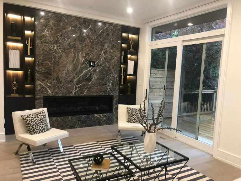 2. custom home living room interior design