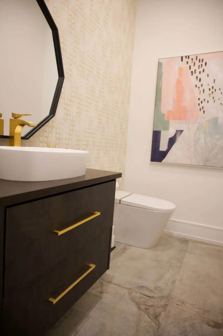 27. Custom guest bathroom in a custom home
