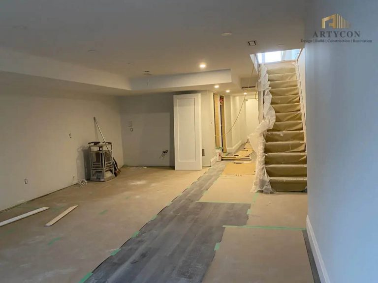 31. Flooring installation for a custom home