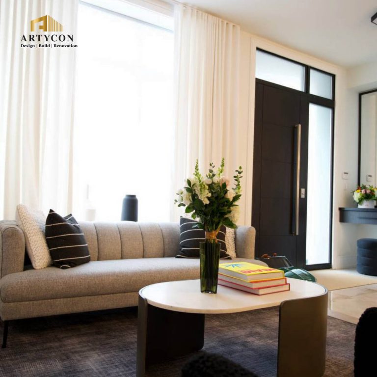 6. Interior in a custom home in Toronto