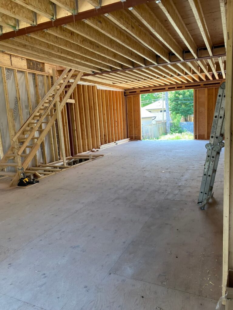 Framing-On-The-First-Floor-Completed