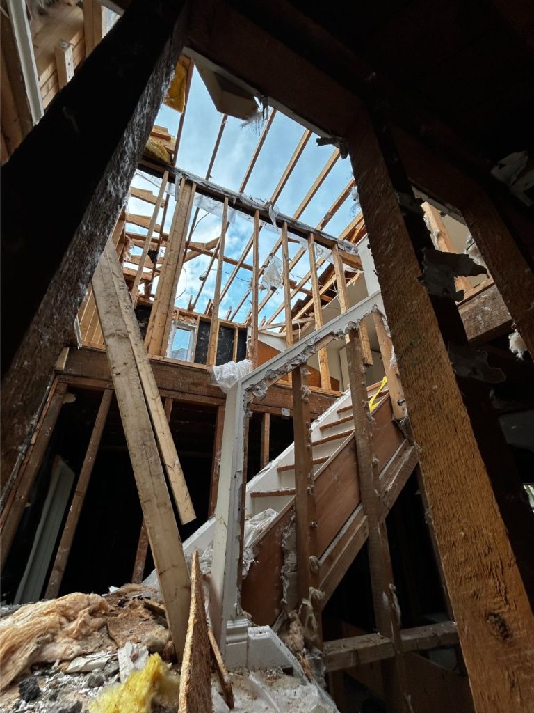 demolition in progress