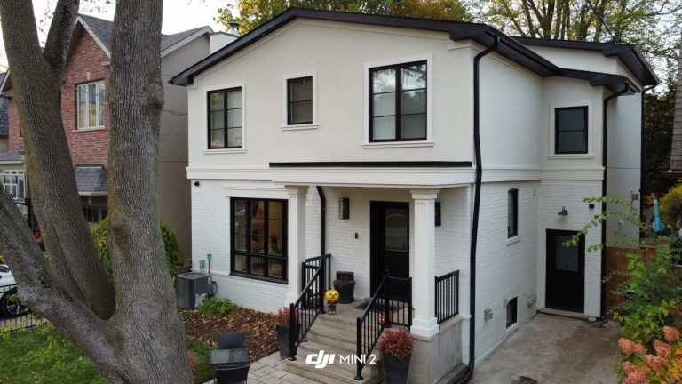 white-facade-with-black-accents